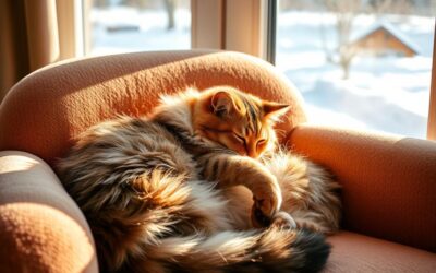 Blog pentru pisici 22 Activitatea zilnică a pisicii iarna – ce este normal?