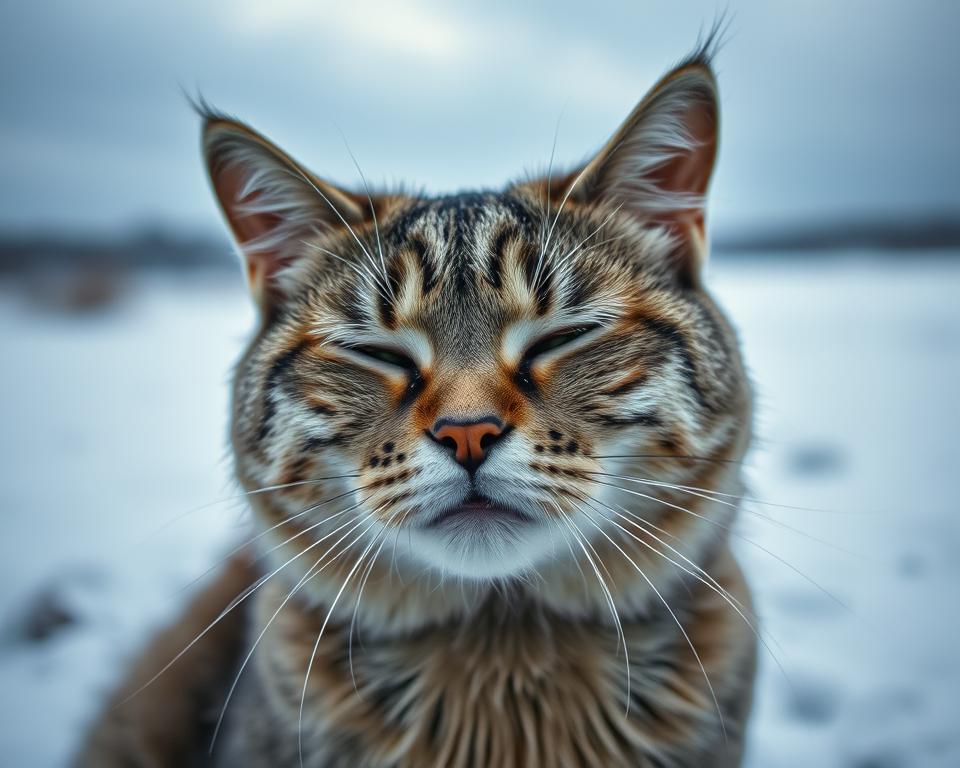 Adaptarea pisicii la vreme rece