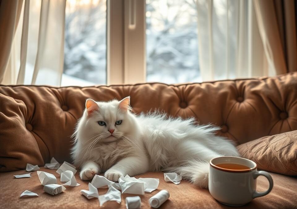 Alergiile de iarnă la pisici – există cu adevărat?