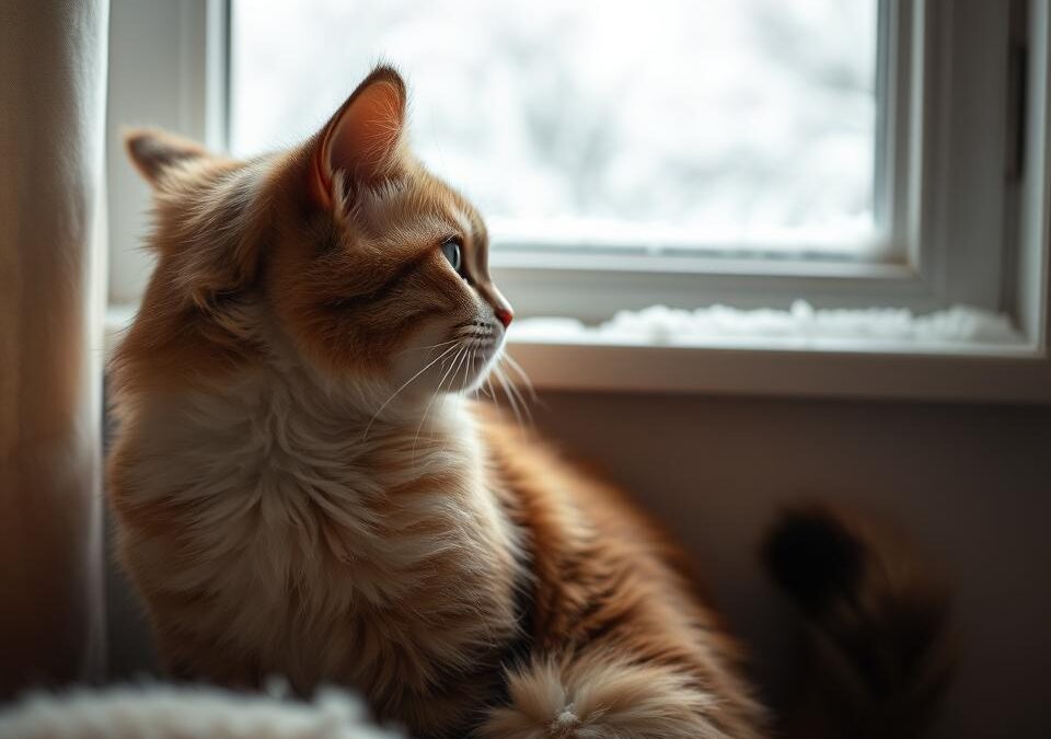 De ce mănâncă pisica mai mult pe vreme rece?