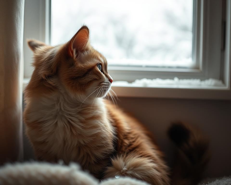 Apetitul pisicii iarna