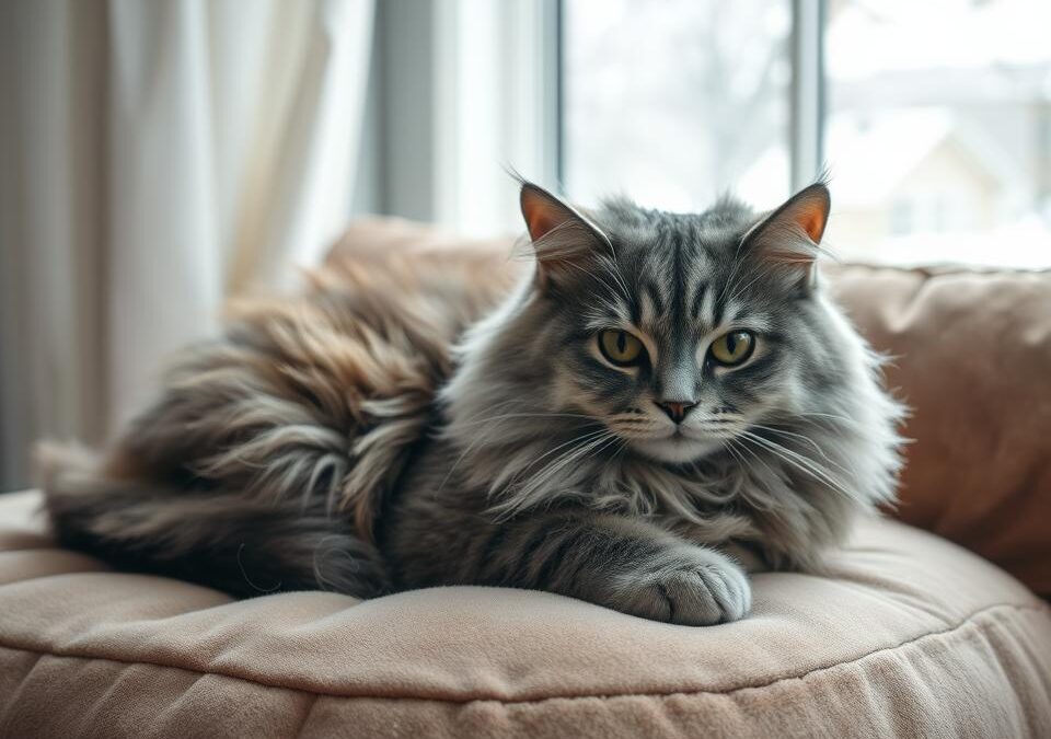 Căderea blănii iarna la pisici – este normală?