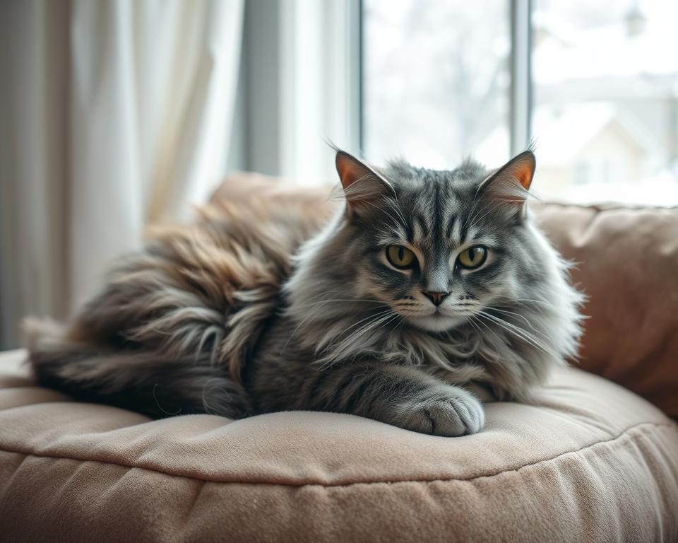 Caderea-blanii-pisicii-iarna Căderea blănii pisicii iarna