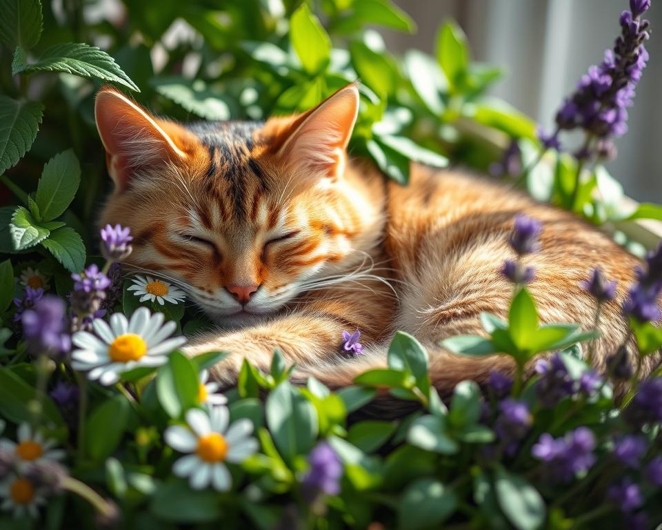 Calmarea durerilor pisicii cu plante medicinale