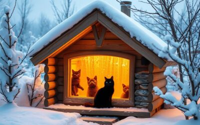 Cum arată o căsuță bună pentru pisici pe timp de iarnă?