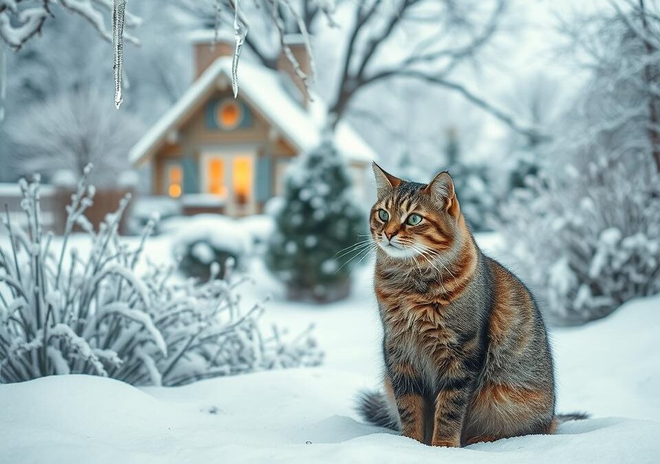 Schimbările de comportament ale pisicii iarna