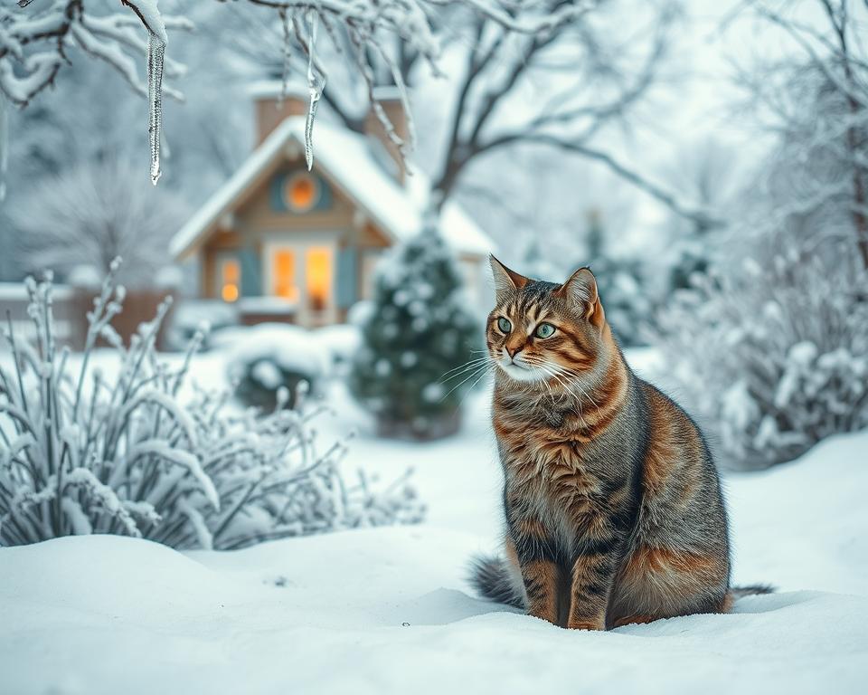Comportamentul-pisicii-iarna Comportamentul pisicii iarna