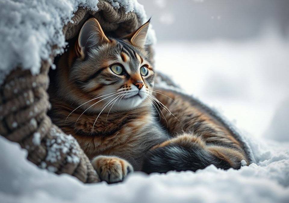 Comportamentul pisicilor la final de an