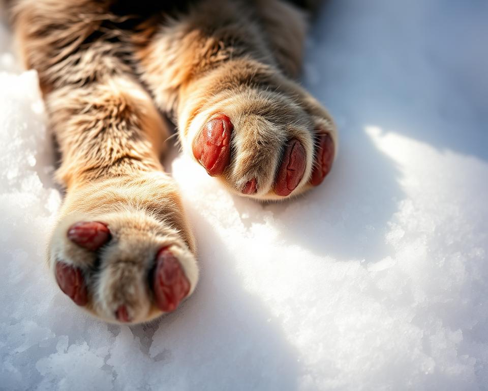 Crapaturile-de-pe-labutele-pisicii-iarna Crăpăturile de pe lăbuțele pisicii iarna