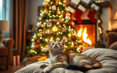 Decorațiuni de Crăciun sigure pentru pisici