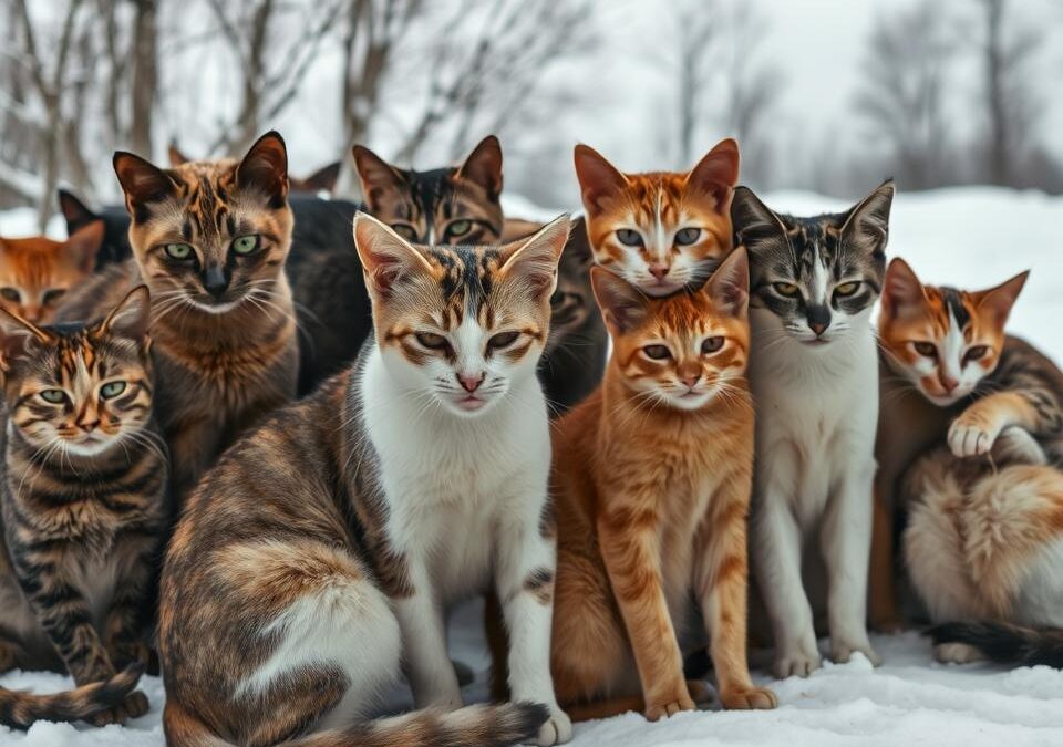 Simptomele carenței de vitamine la pisici iarna