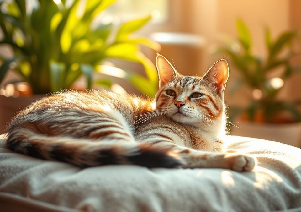 Gestionarea stresului la pisici cu uleiuri esențiale – Tot ce trebuie să știi despre asta!