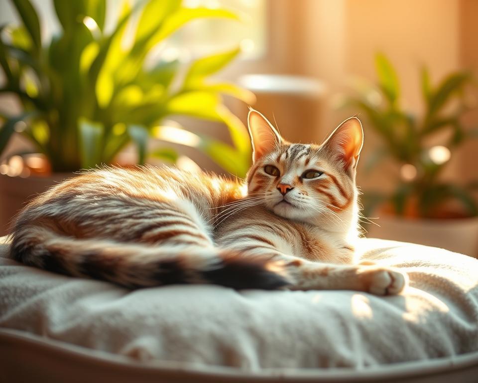 Gestionarea stresului la pisici cu uleiuri esențiale