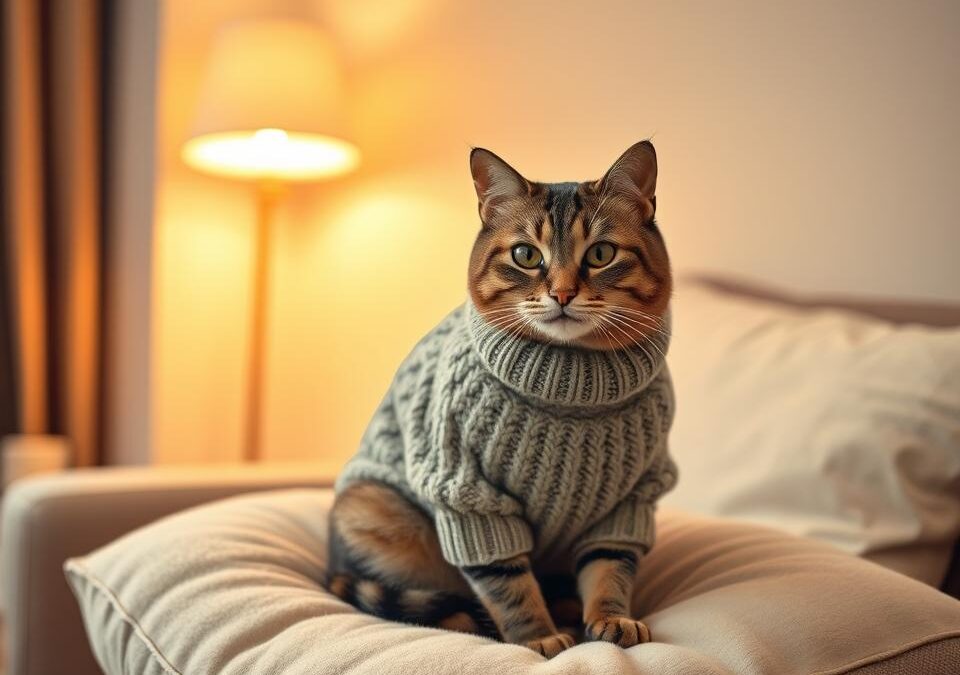 Cum să îmbraci pisica, dacă este nevoie?