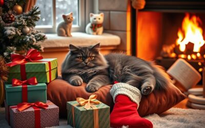 Idei de cadouri de iarnă pentru pisici