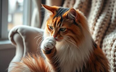 Îngrijirea blănii la pisicile cu păr lung iarna