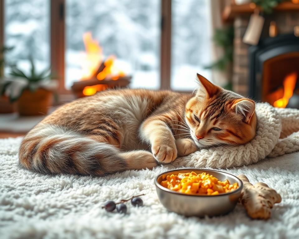 Intarirea-imunitatii-pisicii-iarna Întărirea imunității pisicii iarna