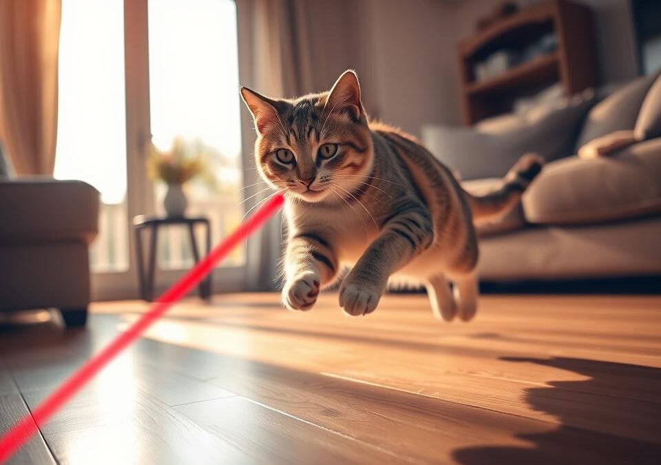 Joacă cu laserul pentru pisici – Tot ce trebuie să știi despre asta!