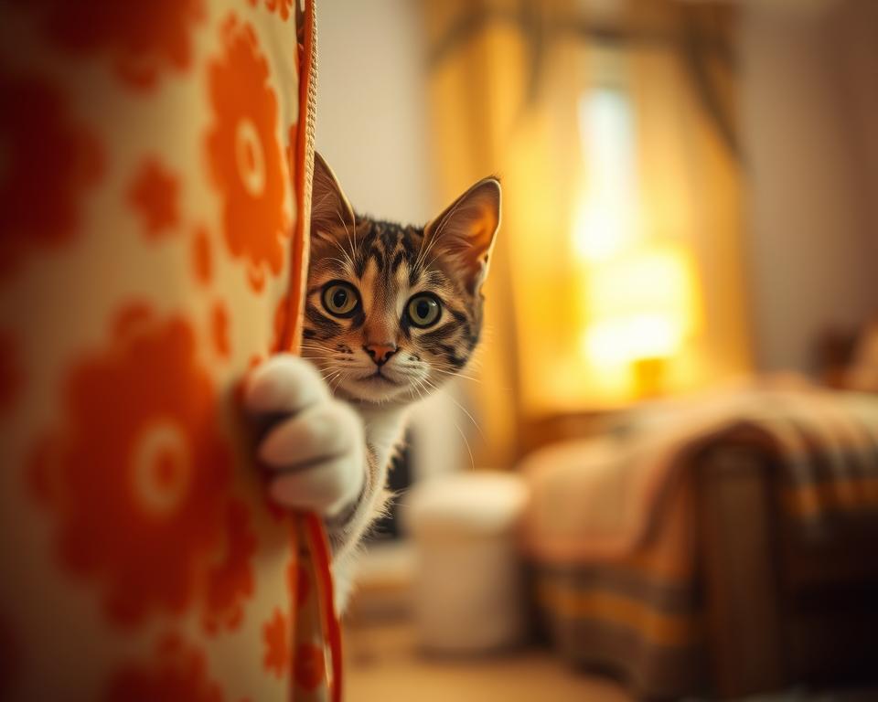 Joc de-a v-ați ascunselea cu pisica