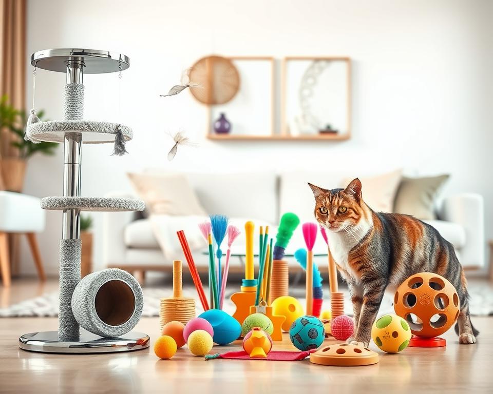 Jucării interactive pentru pisici