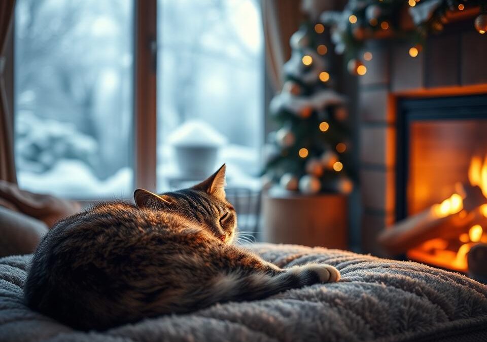 Revelionul și pisica stresată – ghid de supraviețuire