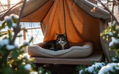 Blog pentru pisici 23 Locul de dormit al pisicii afară iarna – cum să-l faci cald?