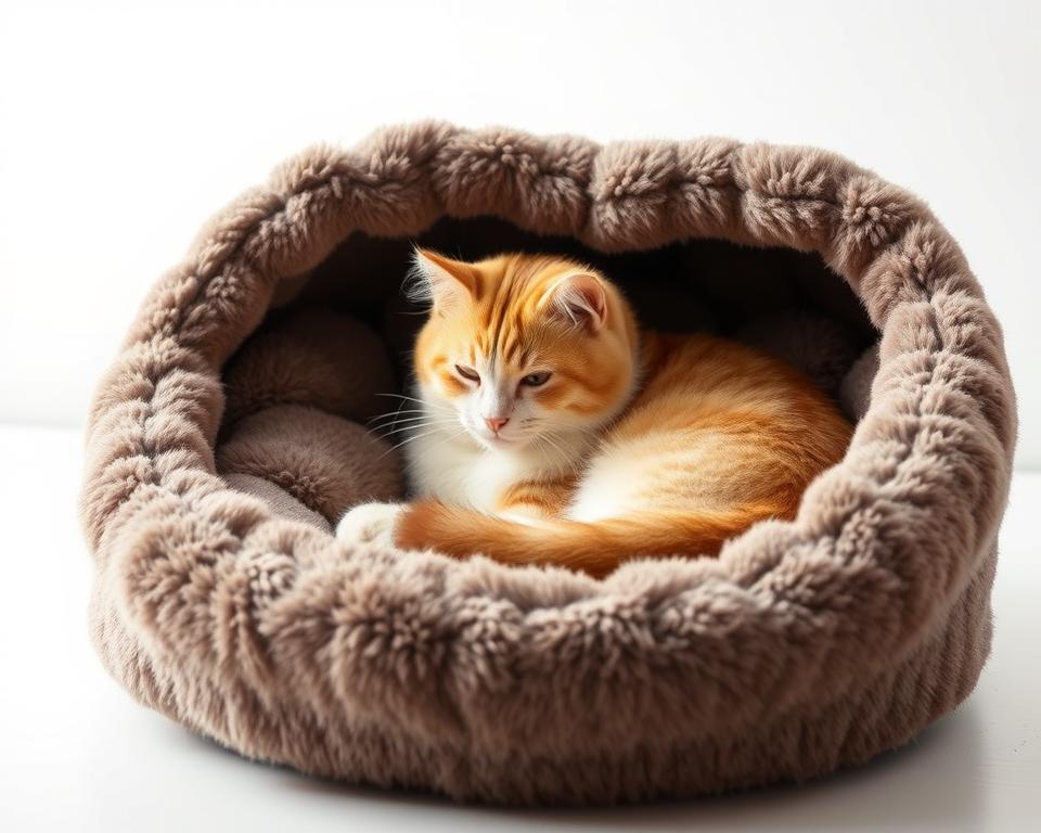 Materialul păturii pentru pisică iarna