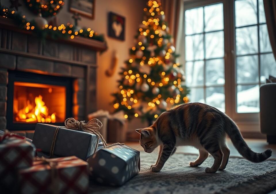Pisicile și mirosurile de Crăciun – ce trebuie evitat?