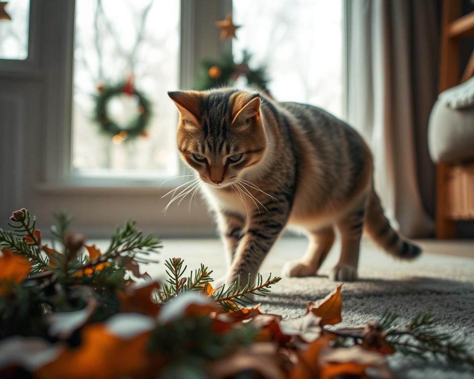 Mirosurile-de-iarna-si-pisica Mirosurile de iarnă și pisica