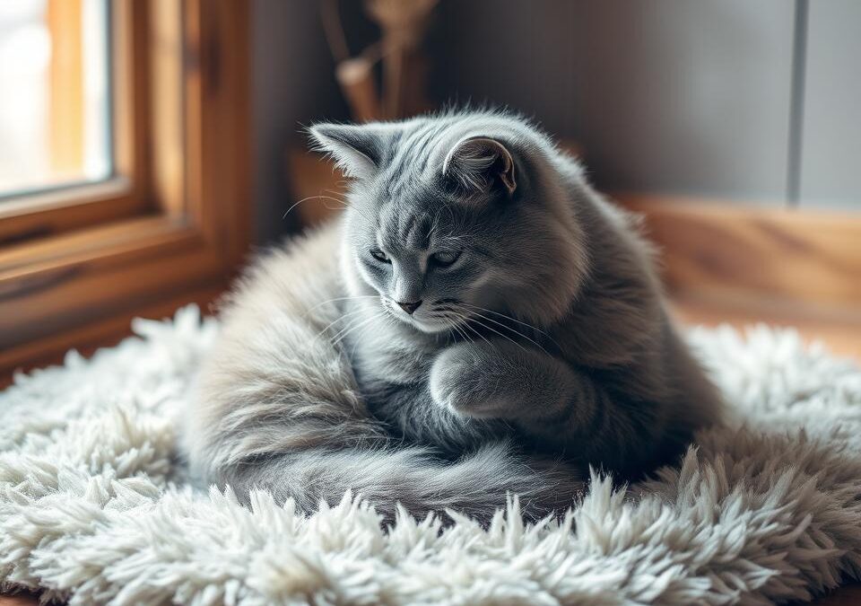 Năpârlirea de iarnă la pisici