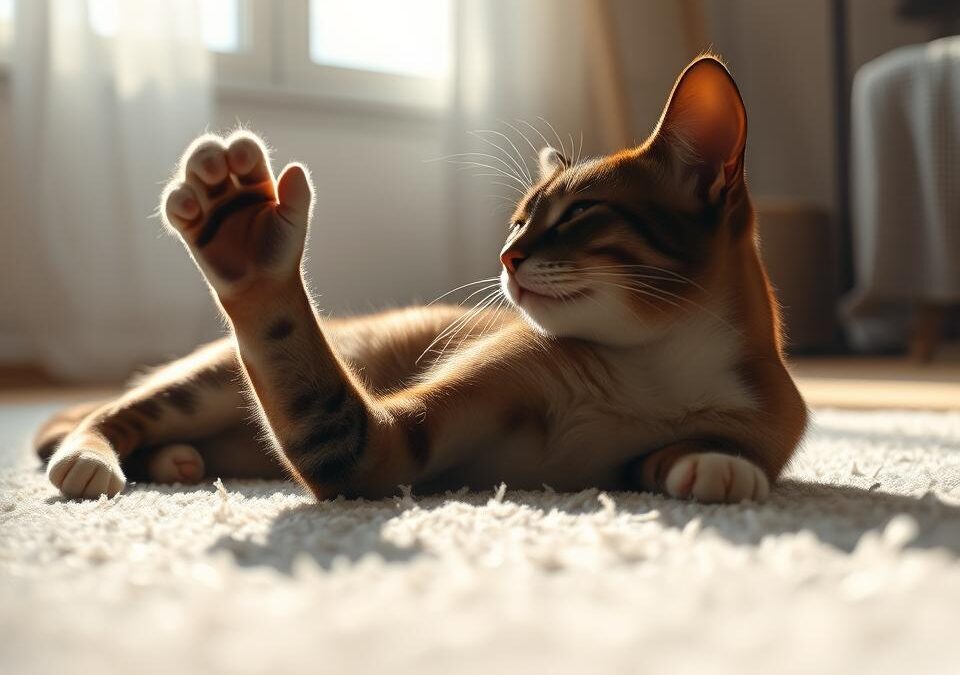 Necesarul zilnic de mișcare al pisicii – Tot ce trebuie să știi despre asta!