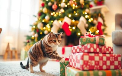 Pisica și cadourile de Crăciun – cum să le gestionezi?
