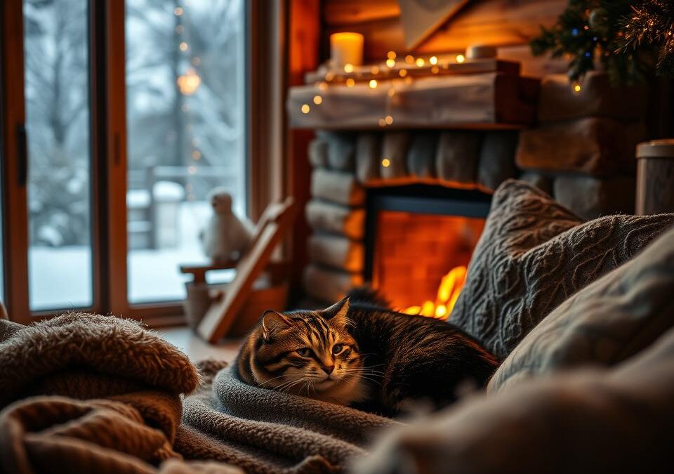 Cum să parfumezi locuința cu pisică iarna – fără riscuri