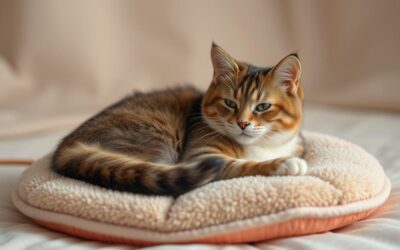 Blog pentru pisici 21 Pisica și perna încălzită – da sau nu?