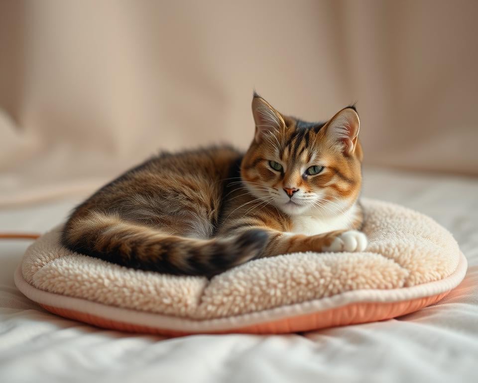 Pisica și perna încălzită – da sau nu?