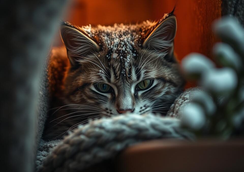 De ce se ascunde pisica ta în zilele reci?