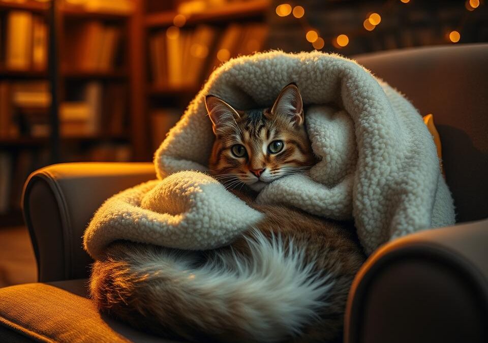 De ce se ascunde pisica ta sub pătură?