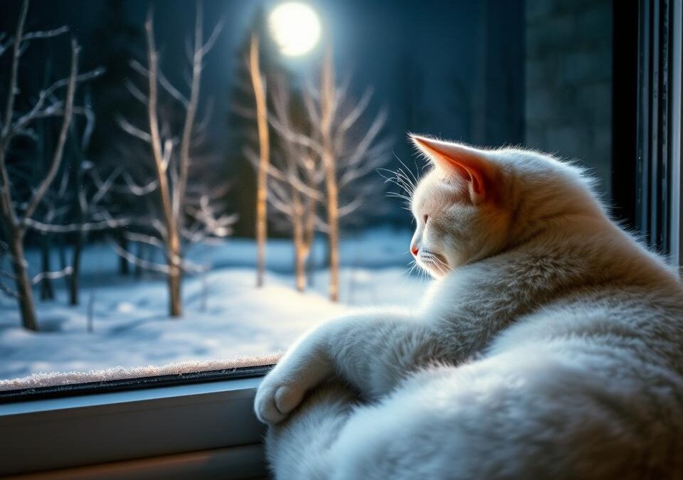 Pisica și frigul nocturn – recomandări