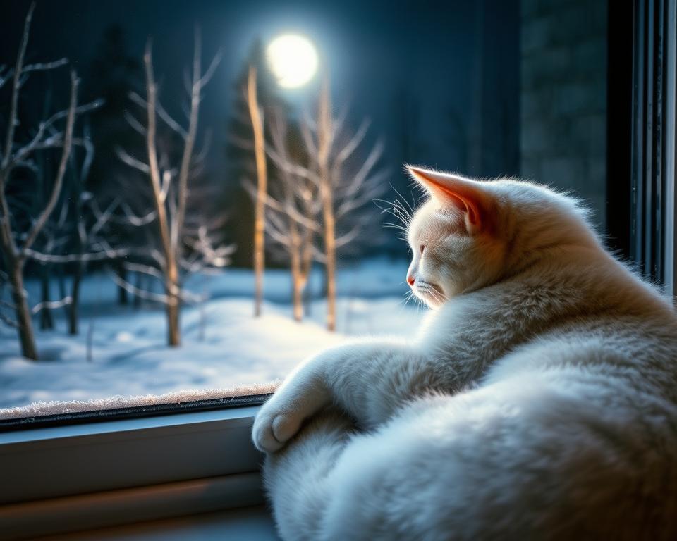Pisica-tremura-noaptea-iarna Pisica tremură noaptea iarna