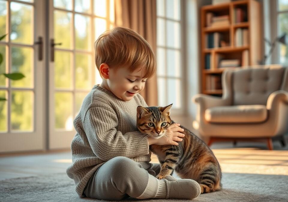 Pisici și copii – Tot ce trebuie să știi despre asta!