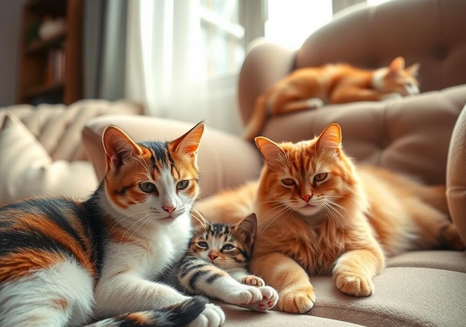 Pisici și membrii familiei – Tot ce trebuie să știi despre asta!