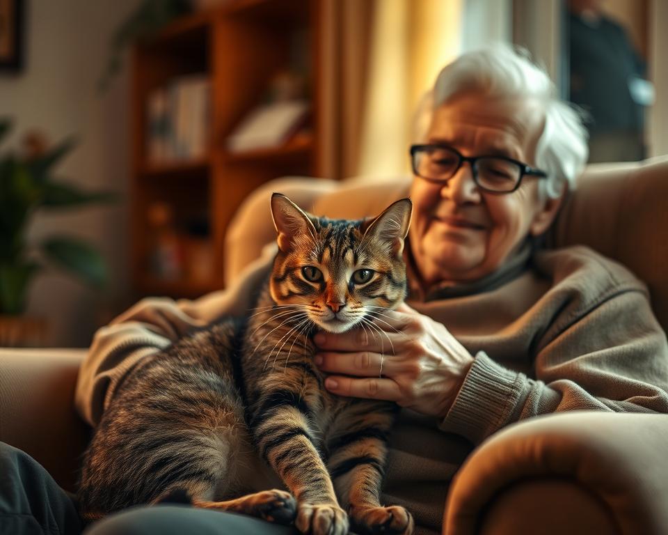 Pisicile și vârstnicii