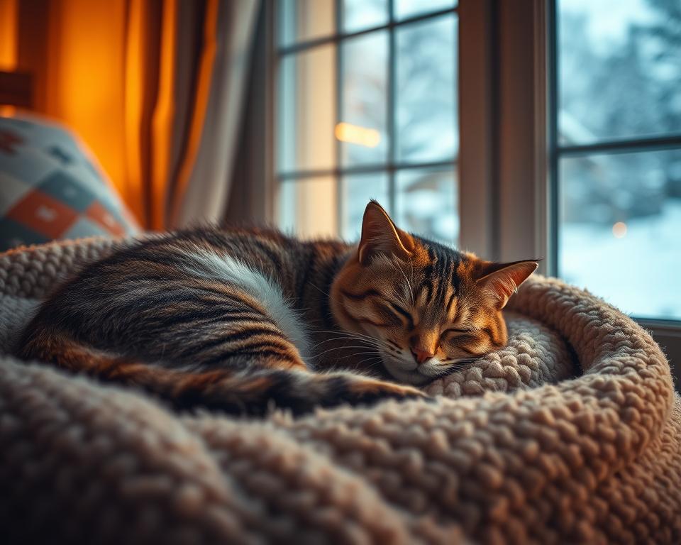 Răceala la pisici iarna