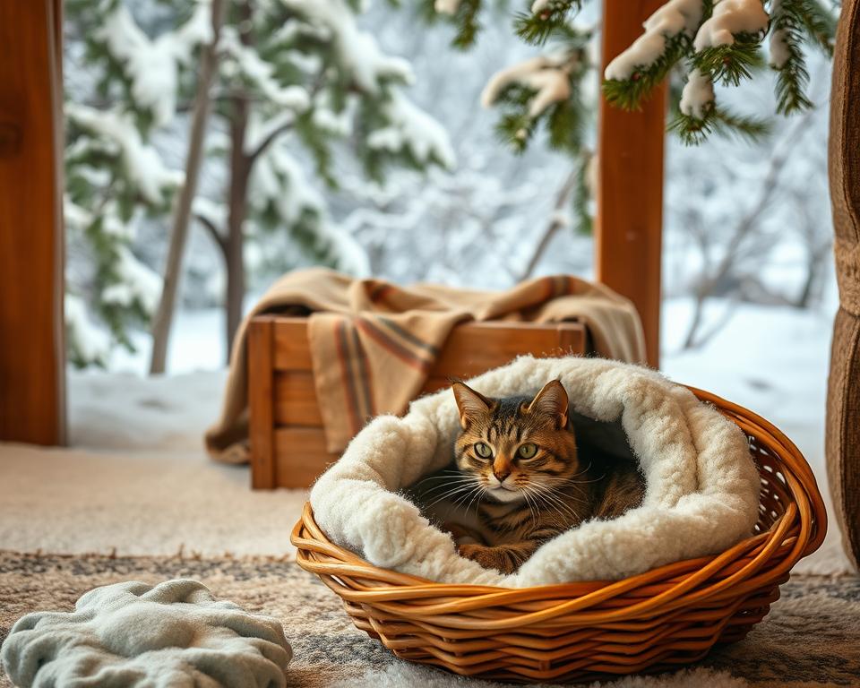 Realizarea-unui-culcus-pentru-pisica-iarna Realizarea unui culcuș pentru pisică iarna