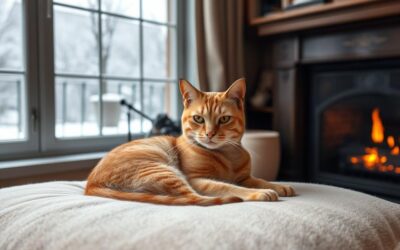 Rutina zilnică a pisicii iarna – ce trebuie făcut?