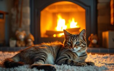 Pisicile și șemineul – ce trebuie să știi?
