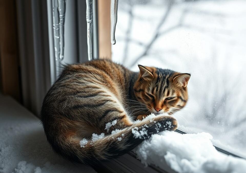 Simptome de iarnă care pot necesita veterinar