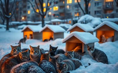 Blog pentru pisici 23 Cum poți ajuta pisicile fără stăpân din cartier iarna?