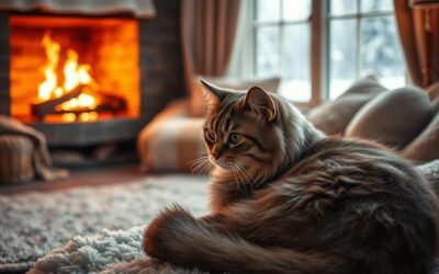 Pisicile și atmosfera de iarnă – le afectează starea de spirit?