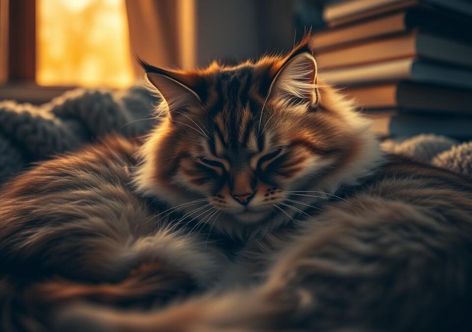 De ce toarce mai mult pisica ta iarna?